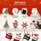 Set of 4 Christmas Stocking Holders for Mantle, Christmas Tree Weighted Stocking Holder, Snowflakes Stocking Hangers for Mantle,Christmas Stocking Holder for Fireplace Christmas Decorations